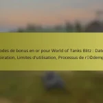 Codes de bonus en or pour World of Tanks Blitz : Dates d’expiration, Limites d’utilisation, Processus de rédemption